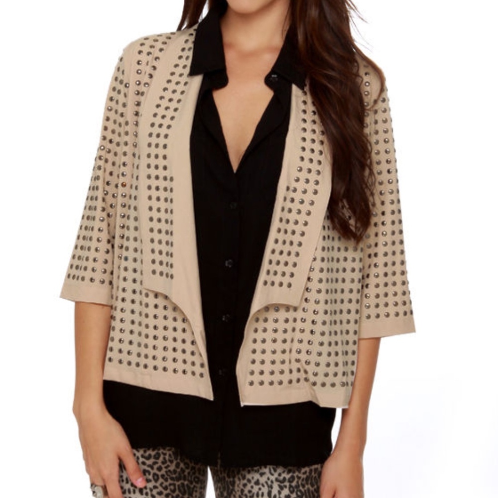 Blaque Label | Studded studfest blazer (Size L)